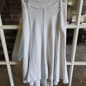 White Hi/Lo Skirt